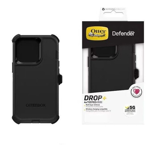Black otterbox case - black,